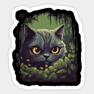 Sneaky Cat Sticker